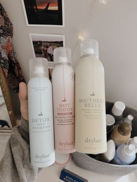 Drybar Hair Products, Drybar Aesthetic, Drybar Products, Dry Bar Hair, Lux Products, Winter Wishlist, Hair Care Oils, Products Aesthetic, 2024 Wishlist