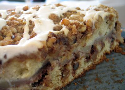 Walnut-Pear Sour Cream Cake Cake Recipe With Sour Cream, Pear Cake Recipes, She Cooks, Pear Cake, Sour Cream Cake, Walnut Cake, Brunch Ideas, Cake Flour, Cream Cake