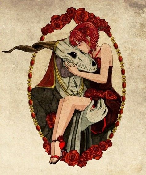 Chise Hatori, Elias Ainsworth, Magus Bride, Brides With Tattoos, Ancient Magus Bride, The Ancient Magus Bride, Dessin Adorable, Anime Tattoos, Cute Comics