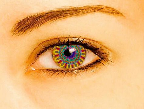 The Girl With Kaleidoscope Eyes! Kaleidoscope Eyes, Party Eyes, Photos Of Eyes, Crazy Eyes, Watercolor Flower Art, Eye Tattoo, Ringo Starr, Guys Be Like, Fall Vibes