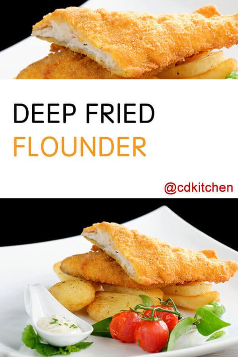 Fried Flounder Recipes, Fried Fish Batter Recipe, Southern Fish Fry, Fish Dishes Recipes, Fried Flounder, Flounder Fillet, Flounder Recipes, Fish Batter Recipe, Fried Seafood