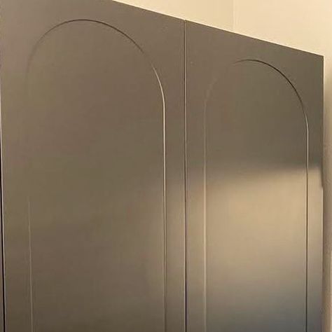 Arch Door Wardrobe, Arched Wardrobe Doors, Custom Fronts, Arch Door, Kitchen Cabinets Doors, Art Deco Elements, Cabinet Fronts, Pax Wardrobe, Ikea Besta