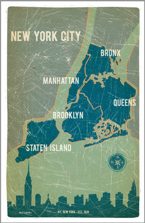 New York City Map Poster Nyc Map, New York City Map, I Love Nyc, Empire State Of Mind, Ny City, I Love Ny, Nova York, I ❤ Ny, City Maps