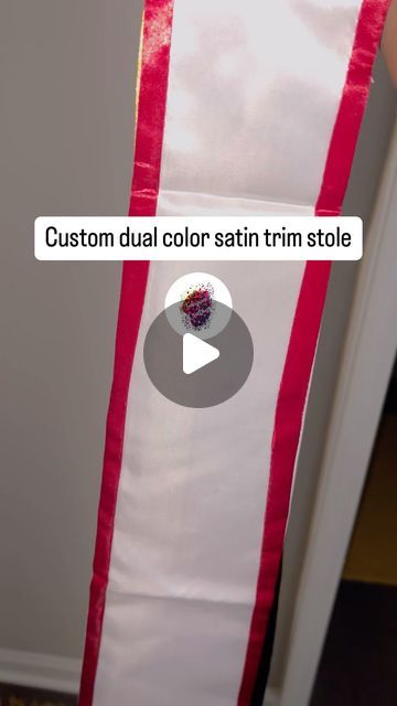 Teekajame Creations, LLC on Instagram: "Custom dual color satin stole with satin trim. Order your custom stole today! #graduate #graduation #customsatin #customgraduationstole #greek #divine9 #fraternity #sorority #hbcugrad #hbcu #teekajamecreations" Graduation Stole, Fraternity, Sorority, Business Ideas, Satin, Trim, Quick Saves, Instagram, Color