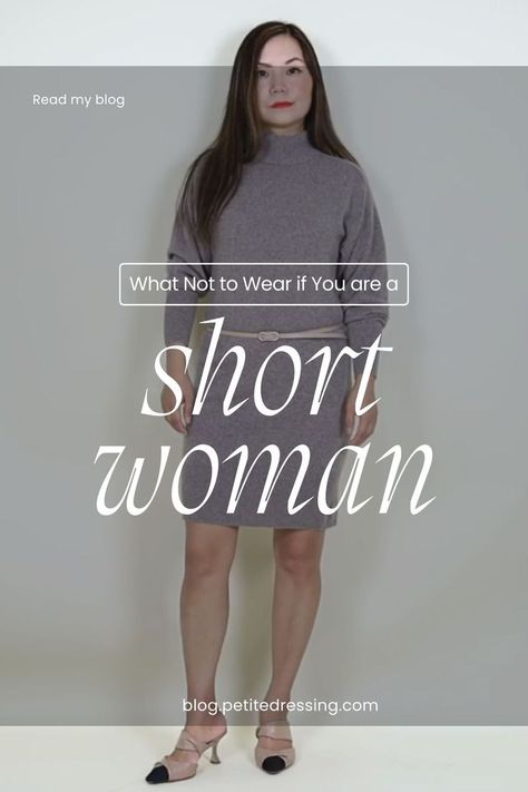 Skirts Longer than Your Coats Coats And Skirts, Oversized Outfit, Short Torso, Shortening, Tall Girl, Dropwaist Dress, Pointed Toe Shoes, Petite Women, Styling Tips