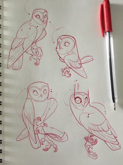 Owls Drawing, Arte Sketchbook, Cool Sketches, Animal Sketches, Sketchbook Inspiration, Arte Animal, Art Tutorials Drawing, Sketchbook Art Inspiration, Art Journal Inspiration