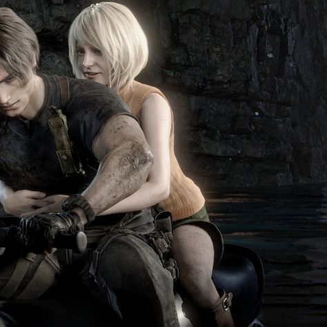 leon and ashley icon Resident Evil 6 Aesthetic, Ashley X Leon, Leon X Ashley, Ashley And Leon, Leon And Ashley, Ashley Graham, Matching Pfp, Resident Evil, Matching Icons