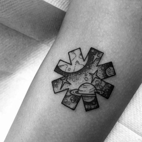 Gentleman With Red Hot Chili Peppers Tattoo Chili Peppers Tattoo, Rhcp Tattoo, Chili Tattoo, Red Hot Chili Peppers Tattoo, Red Hot Chili Peppers Poster, Tattoo Red, Tattoo Ideas For Men, Red Ink Tattoos, Red Tattoos