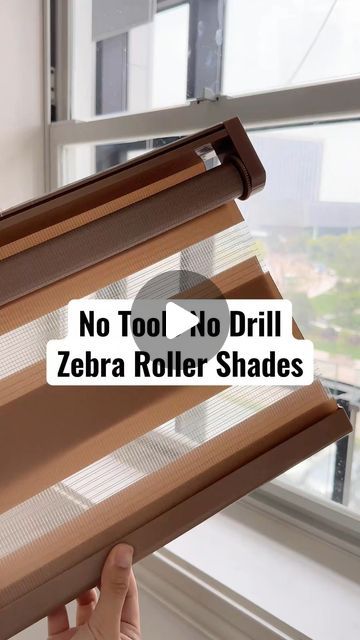 LazBlinds on Instagram: "Discover the convenience of no-drill zebra roller shades!💖👍Easy to install, Perfect for renters and homeowners alike. #NoDrillBlinds #HomeUpgrade #rollershades #homediy #windowtreatments #amazonhomefinds #apartmentdiy #bedroomdesign #blinds" Blinds Installation, Zebra Shades, Zebra Blinds, Roller Blind, Roller Shades, Home Upgrades, Roller Blinds, Window Treatments, Bedroom Design