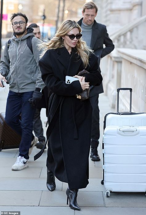 Abbey Clancy Style, Peter Crouch, Abbey Clancy, On Wednesday, Black Belt, Black Coat, Style Inspiration, Health, Birthday