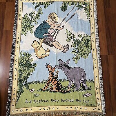 Winnie The Pooh And Friends, Winnie The Pooh Nursery, Disney Pooh, Pooh And Friends, Classic Winnie The Pooh, Tapestry Blanket, Pooh Quotes, Wooden Wall Hangings, Pooh Bear