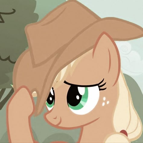 Mlp Icons Applejack, Apple Jack Pfp, Applejack Aesthetic, Applejack Pfp, Applejack Icon, My Little Pony Aesthetic, My Little Pony Icon, Mlp Applejack, Applejack Mlp