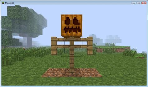 Pumpkin Minecraft, Minecraft No Mods, Spooky Scarecrow, Minecraft Pumpkin, Scarecrow Ideas, Scarecrow Festival, Make A Scarecrow, Diy Scarecrow, Pumpkin Scarecrow