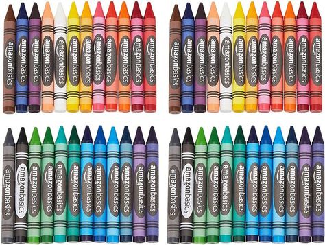 Toddler Crayons, Writing & Drawing Instruments, Jumbo Crayons, School Supplies For Teachers, Primary And Secondary Colors, Crayon Set, Crayola Crayons, Amazon Basics, Kids Toy Gifts