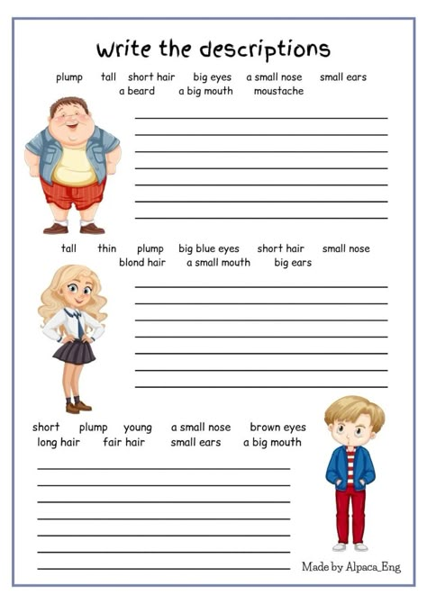 Writing task,write the description.Appearance worksheet .Describe the appearance worksheet .People’s appearance worksheet.What are they wearing.What do they look like Describing A Person Writing, Appearance Adjectives Worksheet, Giving Advice Worksheet, Descriptive Writing Worksheet, Descriptive Adjectives Worksheets, Writing Exercises For Beginners, Describing People Worksheet For Kids, Describing People Appearance, Describing People Worksheet