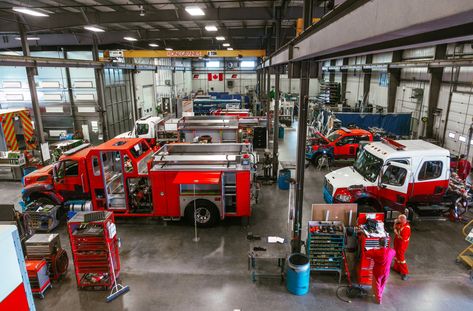 Truck Workshop, Fire Station Architecture Design, Fire Station Architecture, Old Fire Station Houses, Futuristic Fire Truck, Airport Fire Trucks, Fire Truck, Fire Trucks, Business Design