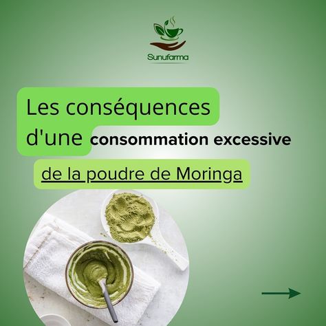 Personne ne doute des bienfaits du moringa. Par contre, il faudrait faire attention à ne pas dépasser la posologie . Suite au post récent , la quantité de poudre à consommer est comprise entre 2 à 3 cuillerées à café de poudre par jour, ce qui équivaut à 2 à 5 grammes dont 1 c.à.c représente 1 ou 1,2 g de poudre selon les recherches menèes... . Cependant, une consommation excessive du Moringa entraîne des retombées sur la santè. Découvrons ses conséquences en défilant les visuels. . #moring... How To Make Moringa Powder, How To Take Moringa Powder, Moringa Spiritual Benefits, Moringa Capsules, Health Benefits Of Moringa Powder