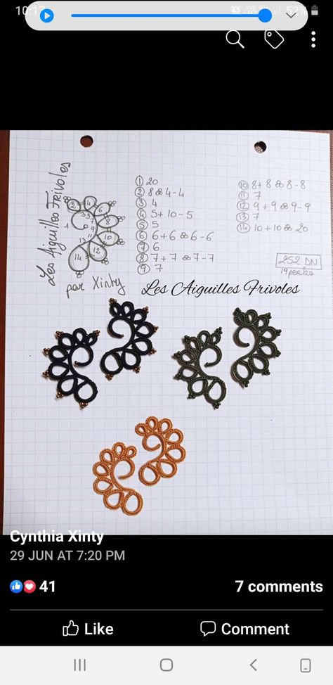 Tatting Patterns Free Earrings, Needle Tatting Earrings Free Pattern, One Shuttle Tatting Pattern Free, Free Shuttle Tatting Patterns, Tatting Necklace Pattern Free, Tatting Jewelry Patterns Free, Tatting Lace Pattern Free, Tatted Earrings Pattern Free, Tatting Patterns Free Shuttle