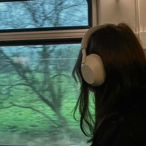 A Train, A Girl, Headphones, Train, The World