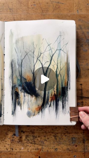 Sarah Cray on Instagram: "Woke up to thunder and lightening this morning, Missouri summer storms are the absolute best ⚡️⛈️" Sarah Cray Watercolor, Printable Things, Painting 101, Watercolor Landscapes, Summer Storm, Painting Tutorials, Watercolor Landscape, Painting Tutorial, Painting Techniques