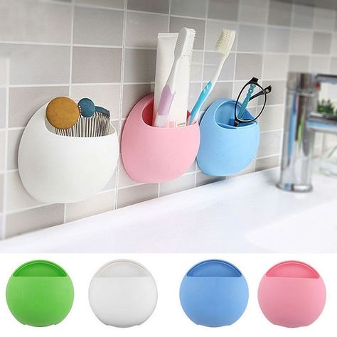 Toothbrush Organization, Wall Mounted Toothbrush Holder, Toothbrush Holder Wall, Toothbrush And Toothpaste Holder, Toothbrush Storage, Toothpaste Holder, Wall Mount Rack, Bathroom Toothbrush Holder, Toilet Storage