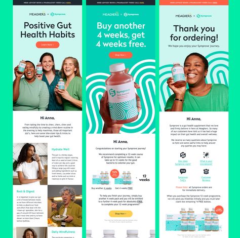 Symprove Email Design on Behance Email Newsletter Inspiration, Nonprofit Website Design, Newsletter Design Inspiration, Newsletter Design Templates, Coffee Advertising, Email Layout, Email Marketing Inspiration, Newsletter Inspiration, Marketing Design Inspiration