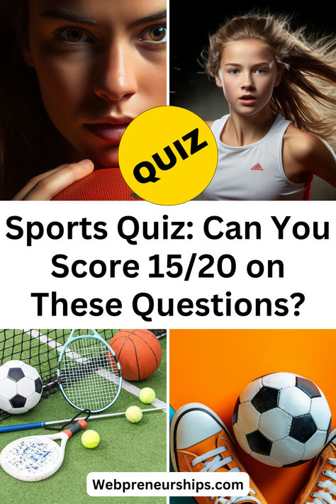 Sports Quiz: Can You Score 15/20 on These Questions? General Knowledge Quiz With Answers, Personality Quizzes For Kids, Hard Would You Rather, Would You Rather Quiz, Logic Riddles, Car Quiz, Hard Quiz, Sports Quiz, Quizzes Buzzfeed