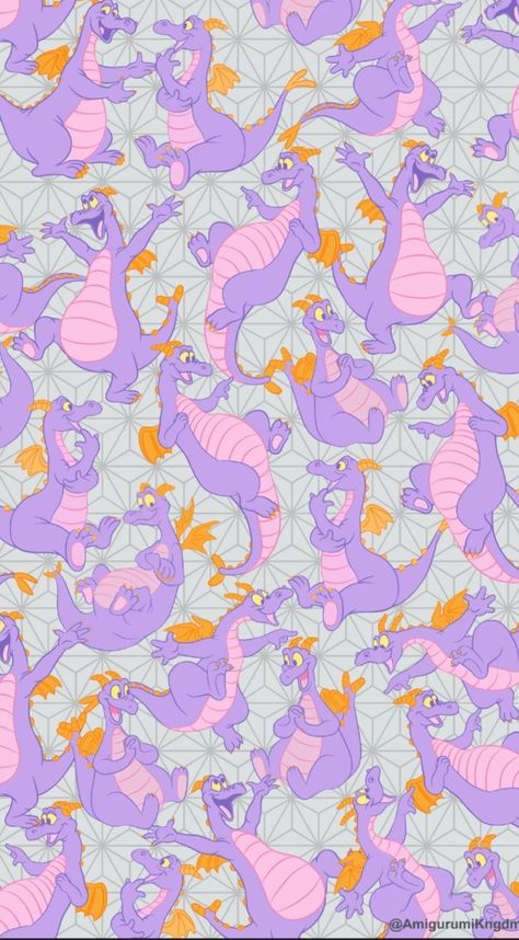 Orange Pattern Background, Figment Disney, Disney Phone Backgrounds, Background Orange, Disney Paintings, Disney Background, Disney Phone Wallpaper, Background Wallpapers, Cute Simple Wallpapers