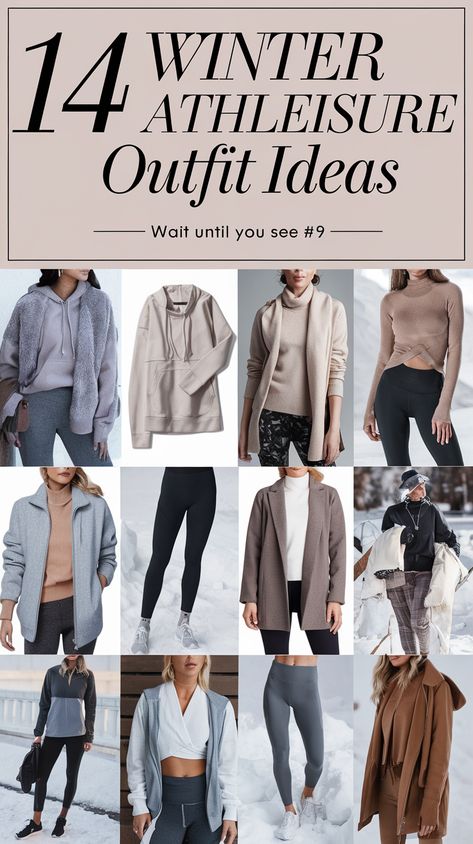 14 Stylish Winter Athleisure Outfits That Prove Comfort Can Be Chic (Wait Until You See #9!) Winter Athleisure Outfits Midsize, Shoes To Wear With Joggers Winter, Winter Indoor Outfits, Office Athleisure Outfits, Stylish Athleisure Outfits, Winter Athleisure Outfits, Athleisure Outfits Winter, Athleisure Jumpsuit, Elevated Athleisure