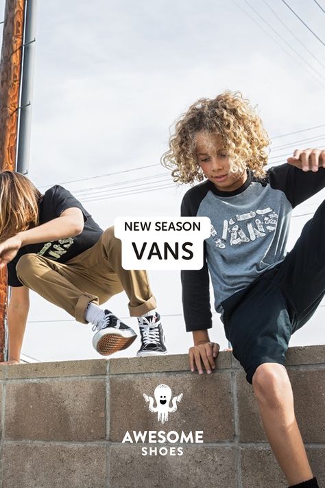 Elevate your child's footwear game with the latest collection of Vans Kids Trainers at Awesome Shoes. These trendy and comfortable sneakers are perfect for active adventures. Shop now and let your little ones step into style! #VansKidsTrainers #AwesomeShoes #NewSeasonNewStyle Kids Trainers, Vans Kids, Awesome Shoes, New 52, Comfortable Sneakers, Elastic Laces, Old Skool, Vans Shoes, New Season