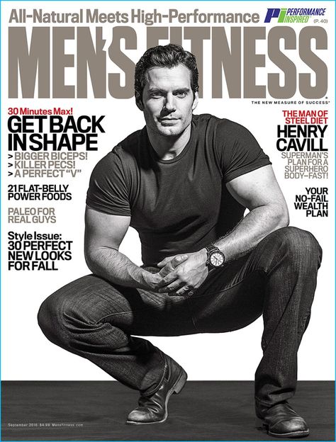 Henry Cavill Covers Men’s Fitness, Dishes on Regular Workouts | The Fashionisto Henry Cavill 2016, Mens Fitness Magazine, Superman Actors, Henry Cavill News, Big Biceps, Cover Boy, Men’s Fitness, Fitness Magazine, Men's Fitness