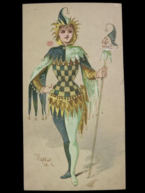 Yule Festivities, Lord Of Misrule, Medieval Jester, Jester Outfit, Jester Costume, Pierrot Clown, Court Jester, John Charles, Pantomime