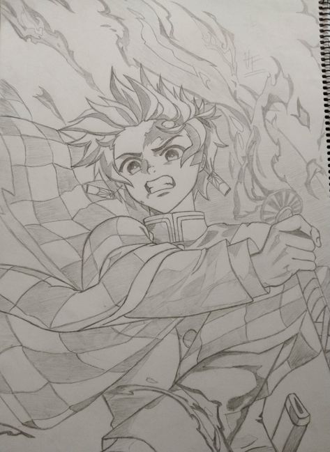 Hinokami kagura enbu Tanjiro Hinokami Kagura, Tanjiro Drawing, Hinokami Kagura, Naruto Sketch Drawing, Drawing Styles, Naruto Sketch, Dragon Sketch, Anime Board, Book Drawing