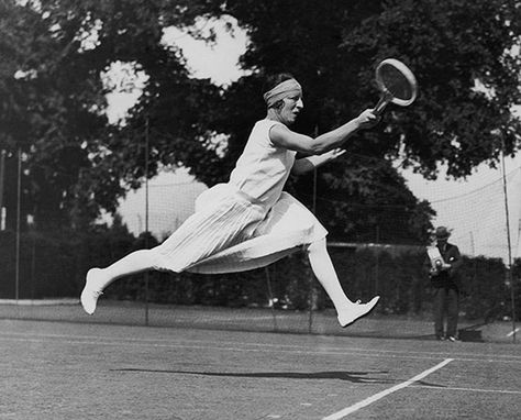 Wimbledon fashion through history - in pictures | Fashion | The Guardian Womens Tennis Fashion, Mode Tennis, Suzanne Lenglen, Tennis Art, Wimbledon Fashion, Tennis Legends, Tennis Tips, Playing Tennis, Lawn Tennis