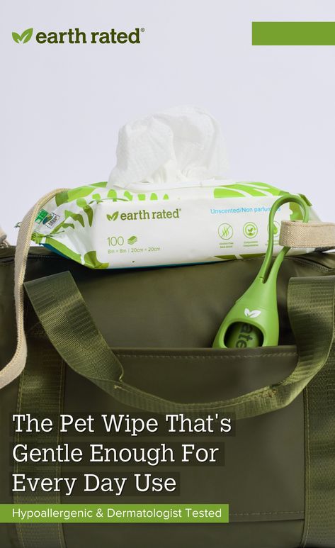 Dog Wipes, Pet Wipes, Wet Wipe, Deodorant, Plant Based, Web Design