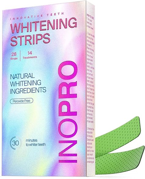 Whitening Strips for Sensitive Teeth by InoPro – Momtastic Mommy Blog Green Teeth, Natural Stain Remover, Safe Green, Teeth Whitener, Whitening Strips, Teeth Whitening Strips, Tooth Pain, Natural Teeth, Sensitive Teeth