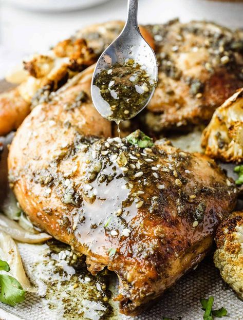 Zaatar Chicken And Rice, Zataar Roasted Chicken, Zatar Chicken Marinade, Zaatar Chicken Marinade, Za’tar Chicken, Recipes With Zaatar Seasoning, Zatar Recipes Food, Recipes With Zatar Seasoning, Za’atar Chicken