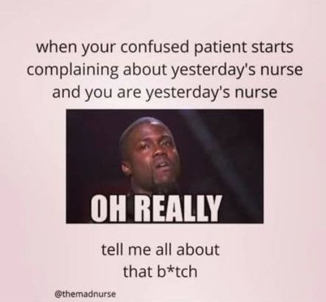 Er Nurse Humor, Cna Humor, Night Shift Humor, Hospital Humor, Oh Really, Medical Memes, Nursing Fun, Psych Nurse, Nurse Jokes