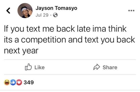 Texting Back Late Quotes, Late Quotes, Too Late Quotes, Text Back, Doing Me Quotes, Talking Quotes, Good Quotes For Instagram, Bio Quotes, Personal Quotes