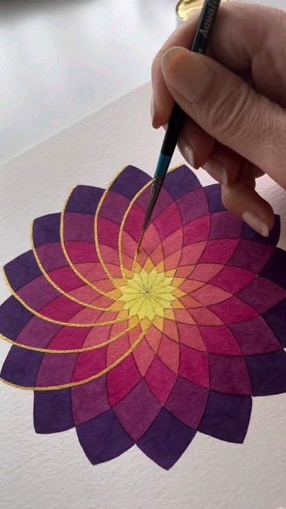 Mandala World | Published by:-@roaringlionart . . . Mandala art:-@pikus_art_factory . . . . 🤩Wow! 1 million views!! 🥳😍Grateful beyond words.Thank you all… | Instagram Watercolor Masters, Sacred Geometry Art Mandalas, Dot Painting Tools, 1 Million Views, Watercolor Mandala, Gallery Painting, Mandala Art Therapy, Learn Watercolor, Sacred Geometry Art