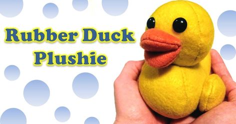 Rubber Duck Sewing Pattern, Duck Party, Lucky Duck, Plushie Patterns, Sweet Boy, Plush Pattern, Rubber Ducky, Rubber Duck, Doll Pattern