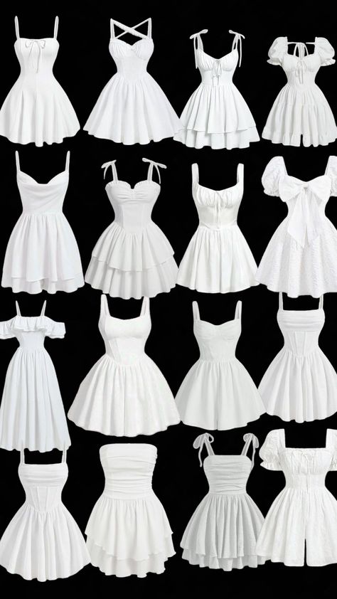 #dresses @Girls_club_ One Pices Dress Girl, 8th Grade Graduation Dresses White, Grad 8 Grad Dresses, Grade Eight Grad Dresses, Grade 6 Graduation Dresses, Fancy Club Outfit, Casual Alt Outfits, Trendy Birthday Outfits, 8th Grade Graduation Dress