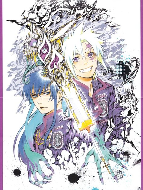 D. Gray Man is my all time favorite manga art! It's beautiful! D Gray Man Allen, Anime Magazine, Allen Walker, Poster Anime, Gray Man, D Gray Man, D Gray, Random Art, Japanese Manga Series