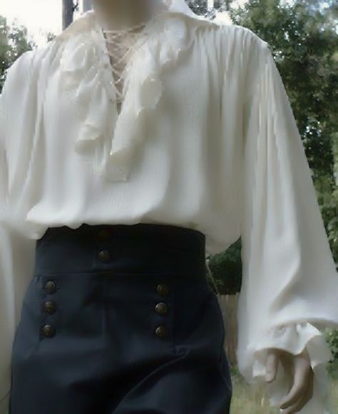 Male Blouse Aesthetic, Medival Outfits Prince, Prince White Outfit, White Flowy Shirt Men, Prince Aesthetic Royal White, Poet Shirt Aesthetic Men, Fancy White Shirt Men, Fancy Feminine Outfits For Men, 1800s Fashion Aesthetic Men