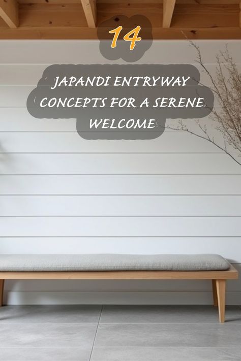 Step into tranquility with these 14 Japandi entryway concepts that perfectly blend minimalist design and natural elements. I love how this style creates a serene welcome into my home, making every entry feel calming and inviting. From cozy seating arrangements to the soft hues of nature, discover the perfect inspiration for your own space. Japandi Front Porch, Japandi Porch, Japandi Mudroom, Scandinavian Entryway Ideas, Small Mudroom Ideas Entryway, Japandi Entryway, Japanese Entryway, Scandinavian Entryway, Entryway Design Ideas