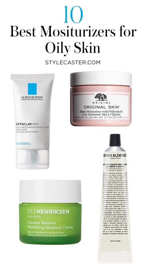 The 10 Best Matte Moisturizers For Oily Skin | StyleCaster Matte Moisturizer, Foundation Routine, Skin Care Routine For 20s, Moisturizer For Oily Skin, Oily Skin Care, Best Moisturizer, Acne Skin, Skin Care Acne, Aging Skin Care