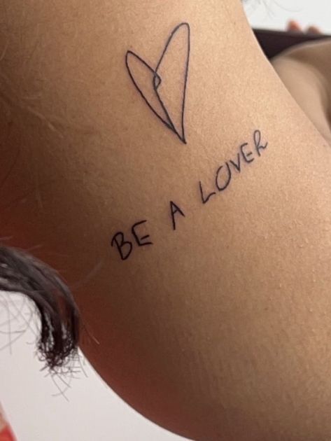 Be A Lover Tattoo, Loving Is The Antidote Tattoo, Harry Coded Tattoos, Tog Inspired Tattoos, You Bring Me Home Tattoo, Harry Styles Related Tattoos, Choose Love Tattoo, Love On Tour Tattoos, Hs Tattoo