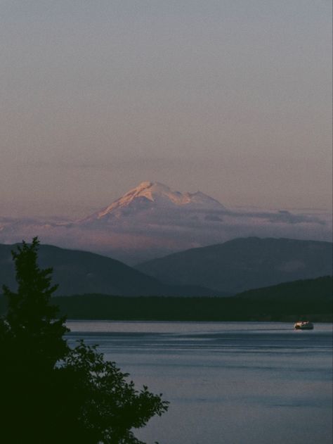 Washington Mountains Aesthetic, Pacific Northwest Aesthetic, San Juan Islands Washington, Washington Mountains, Mt Baker, San Juan Island, San Juan Islands, Pretty Places, Nature Travel