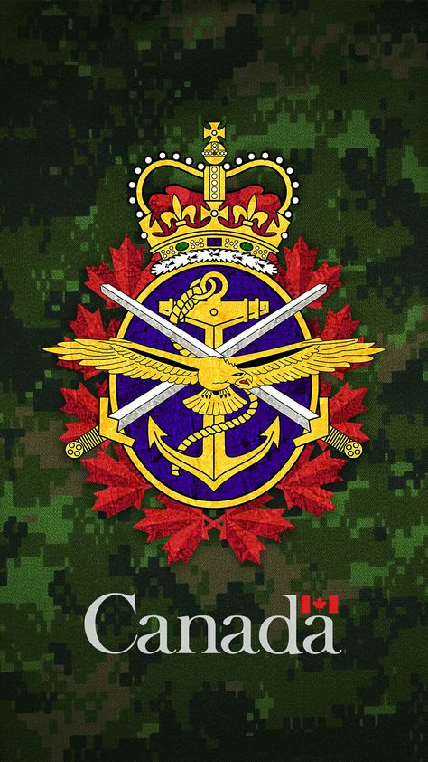 Canadian Forces Canada Army Canadian Soldiers, Canadian Army Wallpaper, Canadian Army Uniform, Canadian Flag Art, Canada Army, Army Cadets, Air Force Wallpaper, Hungary History, Army Symbol