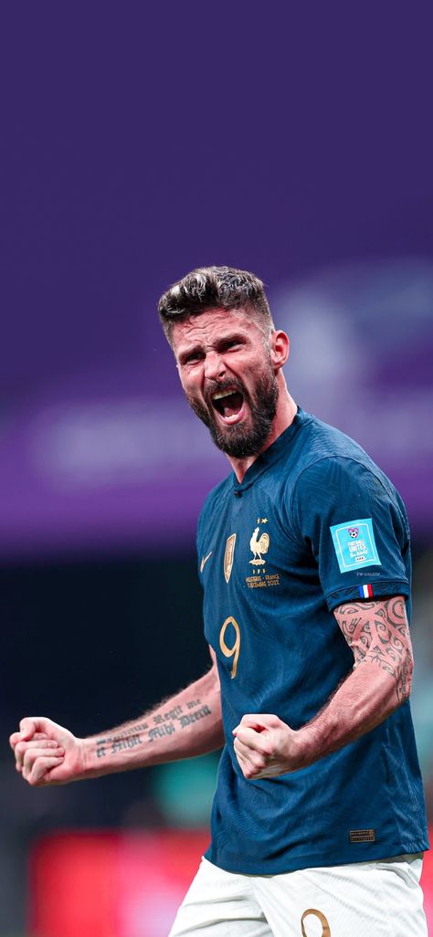 Giroud Olivier, Giroud France, Oliver Giroud, France Players, Olivier Giroud, Single Player, Football Wallpaper, Football Players, World Cup